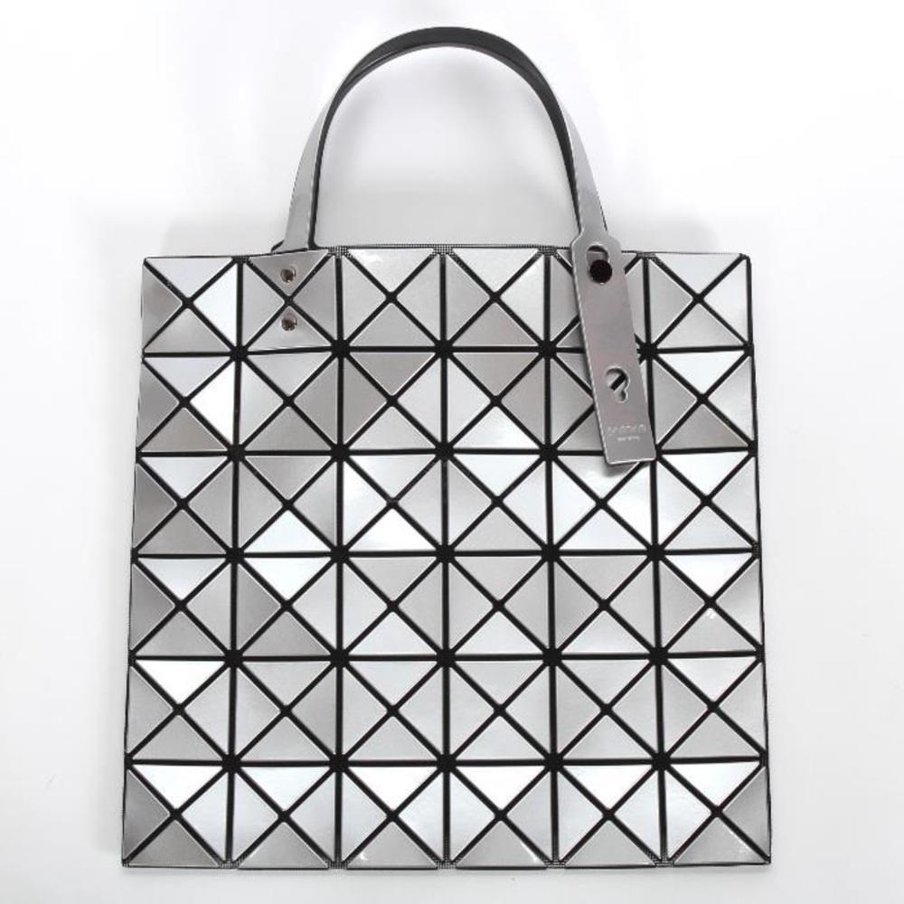 Authentic NWT Issey Miyake Silver Lucent Bao Bao